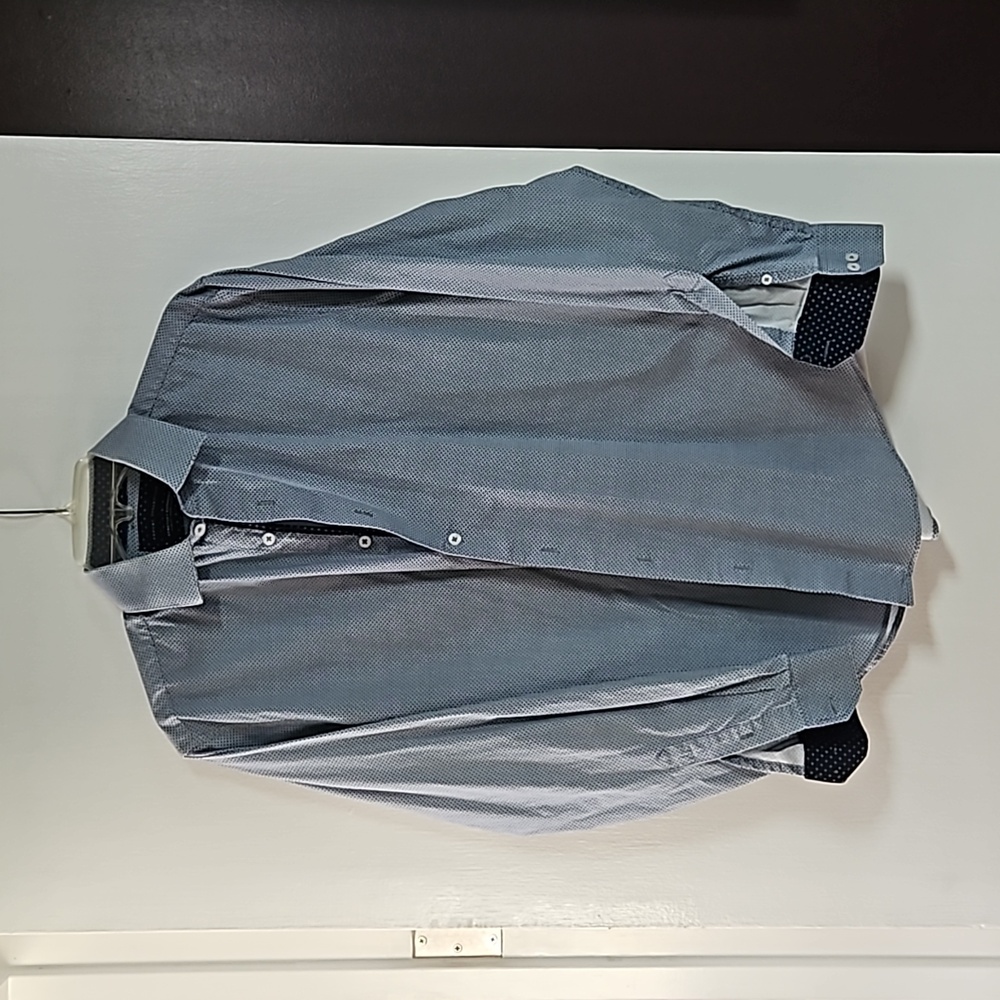 Blue Report Collection button-down shirt